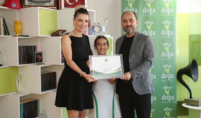 Doğa Koleji öğrencisi, TEKNOFEST ödülünü Gazze'deki çocuklara bağışlayacak