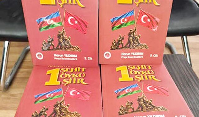 BİR ŞEHİT, BİR ÖYKÜ, BİR ŞİİR KİTABININ 5. CİLDİ ÇIKTI