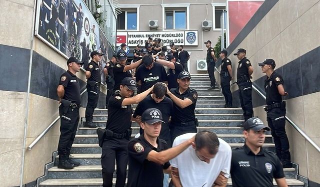 İstanbul merkezli 4 ilde suç örgütüne yönelik operasyonda 32 şüpheli yakalandı