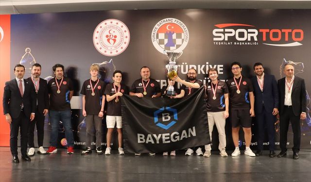 Türkiye Satranç Süper Ligi'nde şampiyon Bayegan Pendik Satranç Spor Kulübü oldu