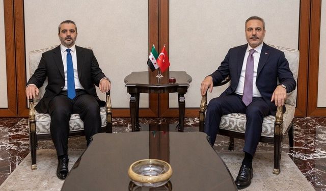 Bakan Fidan, Suriyeli mevkidaşı Şeybani ile Ankara'da görüştü