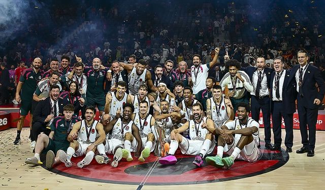 Basketbol Avrupa Ligi'nin en çok kazananı Real Madrid