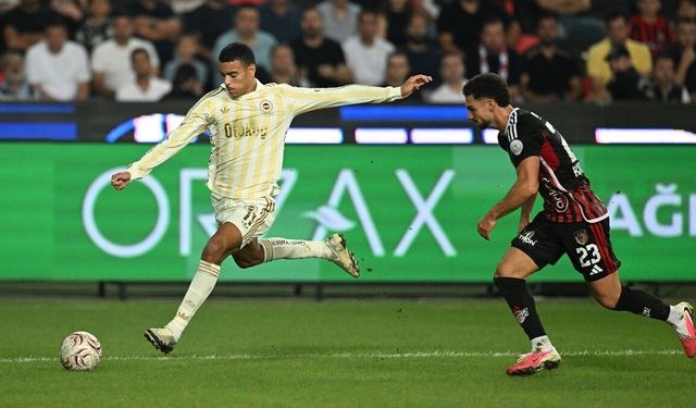 Gaziantep FK ile Fenerbahçe berabere kaldı