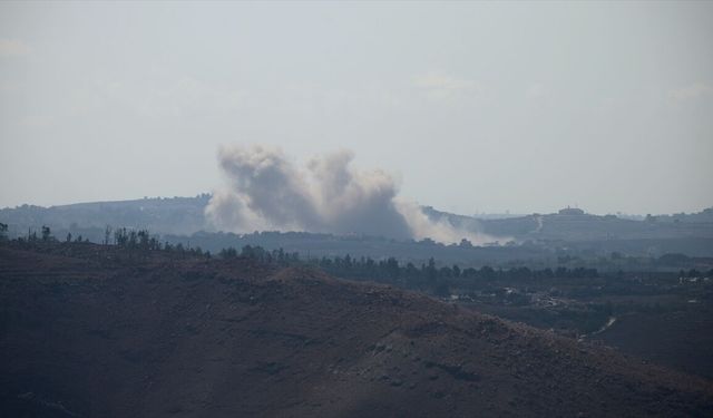 İsrail ordusu Lübnan'ın güneyine hava ve topçu saldırılarını sürdürüyor