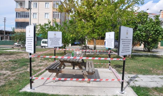 Kırklareli'nde çevresi kirletilen bank 7 gün kullanıma kapatıldı