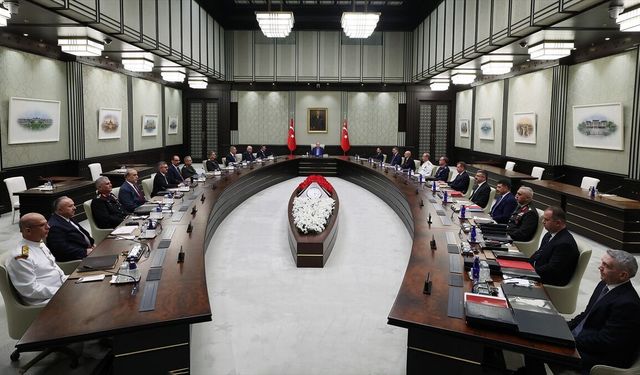 MGK Bildirisi: Terörsüz Türkiye ve Terörsüz Bölge için atılan adımlar değerlendirildi