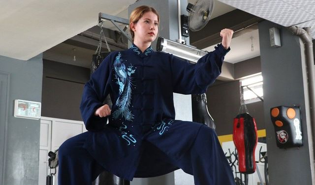 Milli sporcu Nurgül Döğücü'nün hedefi wushuda dünya şampiyonluğu