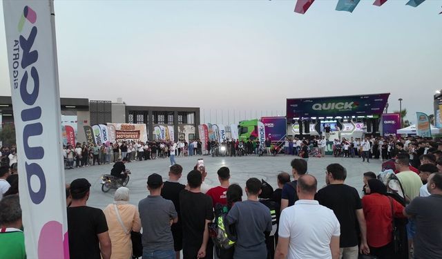 Quick Sigorta'nın motofest maratonunun finali Kahramanmaraş'ta yapıldı