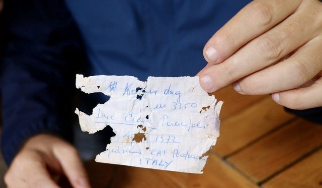 Türk dağcılar yarım asır önce Kaçkar Dağları'nın zirvelerine bırakılan notların izinde