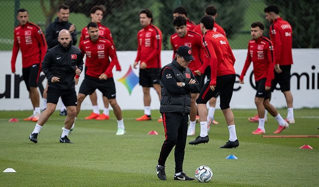 A Milli Futbol Takımı, İtalya maçının hazırlıklarına başladı