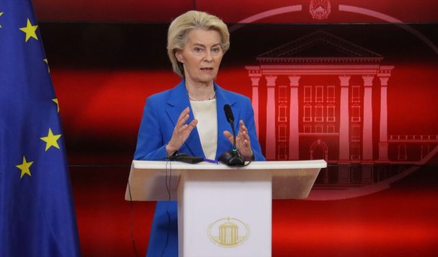 AB Komisyonu Başkanı von der Leyen, Kuzey Makedonya'nın AB'ye ait olduğunu söyledi