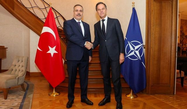 Dışişleri Bakanı Fidan, Brüksel'de NATO Genel Sekreteri Rutte ile görüştü