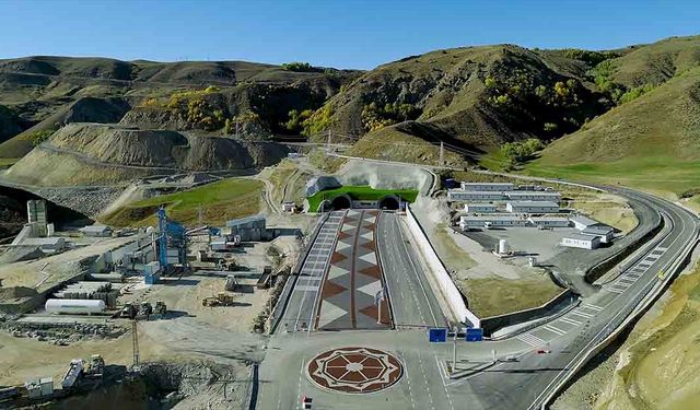 Erzurum-Rize yolundaki Dallıkavak Tüneli yarın hizmete açılacak