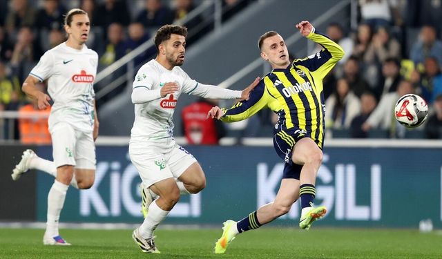 Fenerbahçe ile Çaykur Rizespor ligde 49. randevuda