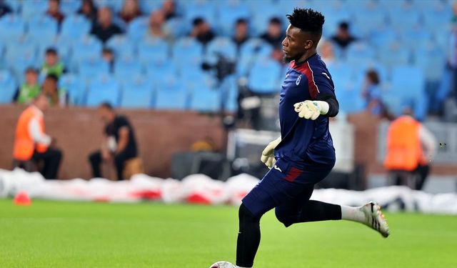 Trabzonspor'da Andre Onana kalesinde güven veriyor