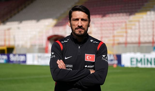 Ümit Milli Futbol Takımı Teknik Direktörü Korkmaz: En avantajlı skorları alıp hedefe ulaşma gayesindeyiz