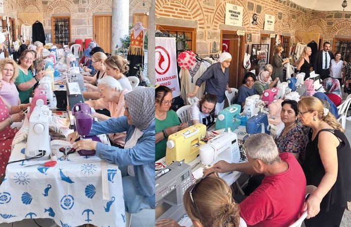 Kadınlar hem üretti hem sosyalleşti