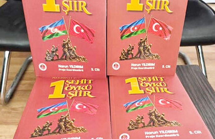 BİR ŞEHİT, BİR ÖYKÜ, BİR ŞİİR KİTABININ 5. CİLDİ ÇIKTI