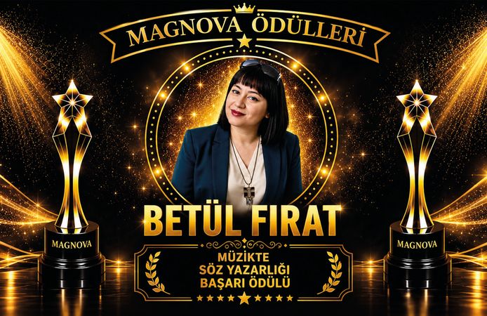 Betül Fırat’a Magnova’dan “Müzikte Söz Yazarlığı Başarı Ödülü”