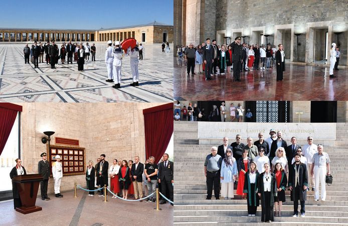 Adli yıl açılışında Çalıkuşu Derneği Anıtkabir’i ziyaret etti