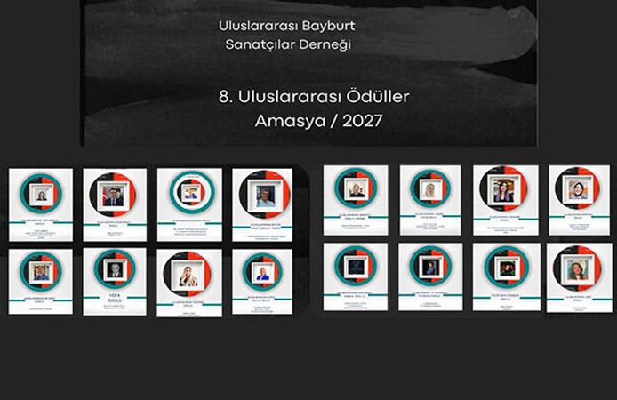 Amasya 8. Uluslararası Ödülleri 2027 Kazananları Açıklandı