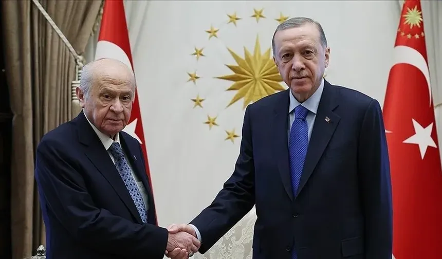 Cumhurbaşkanı Erdoğan, MHP Genel Başkanı Bahçeli'yi kabul etti