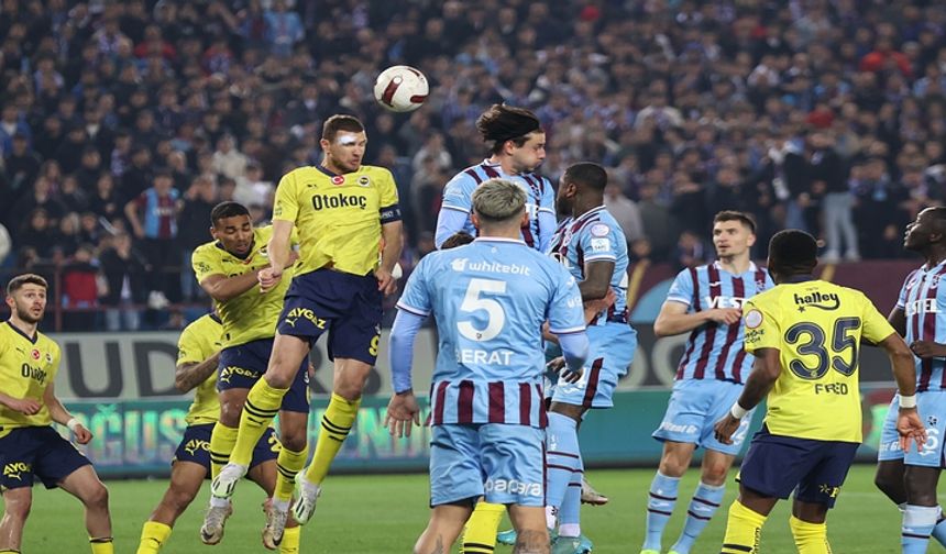 Fenerbahçe, Trabzonspor'u 3-2 mağlup etti