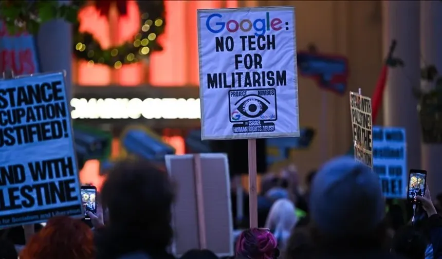 Google ile İsrail arasındaki "Nimbus Projesi"ni protesto eden 9 Google çalışanı gözaltında