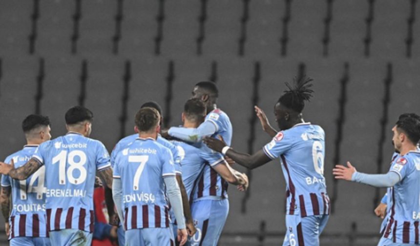 Trabzonspor, Fatih Karagümrük’ü yendi