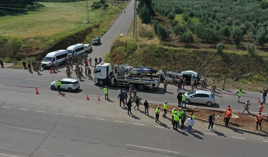 Gaziantep'te 9 kişinin öldüğü trafik kazasındaki araç kamerada