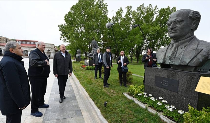 Belarus Cumhurbaşkanı Lukaşenko, Azerbaycan'da Fuzuli ve Şuşa'yı ziyaret etti