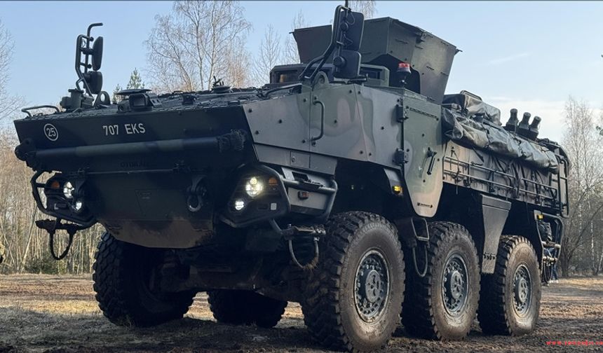 Türk zırhlı araçları Estonya'ya güç kattı