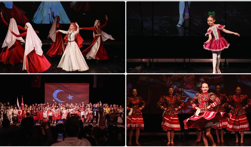 Rusya'da 15 ülkeden çocukların katılımıyla 23 Nisan Ulusal Egemenlik ve Çocuk Bayramı kutlandı