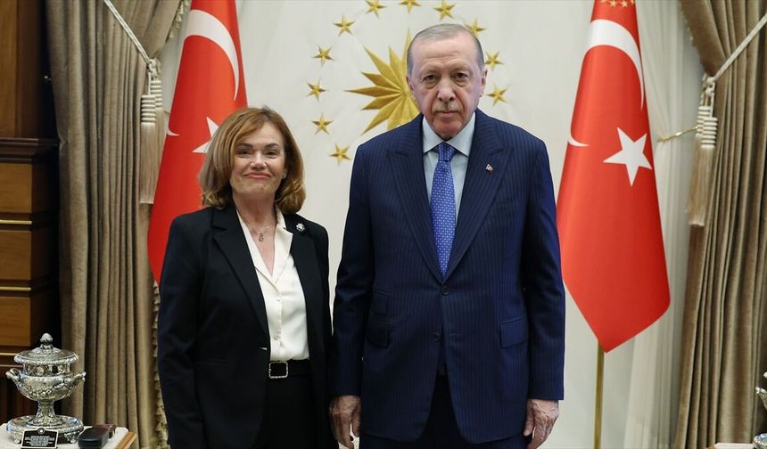 Cumhurbaşkanı Erdoğan, İspanya Anayasa Mahkemesi Başkanvekili Huertas'ı kabul etti