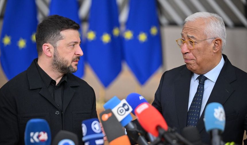AB Konseyi Başkanı Costa, Ukrayna Devlet Başkanı Zelenskiy'le görüştü