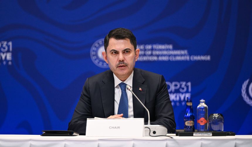 Bakan Kurum'dan COP31 diplomasisi