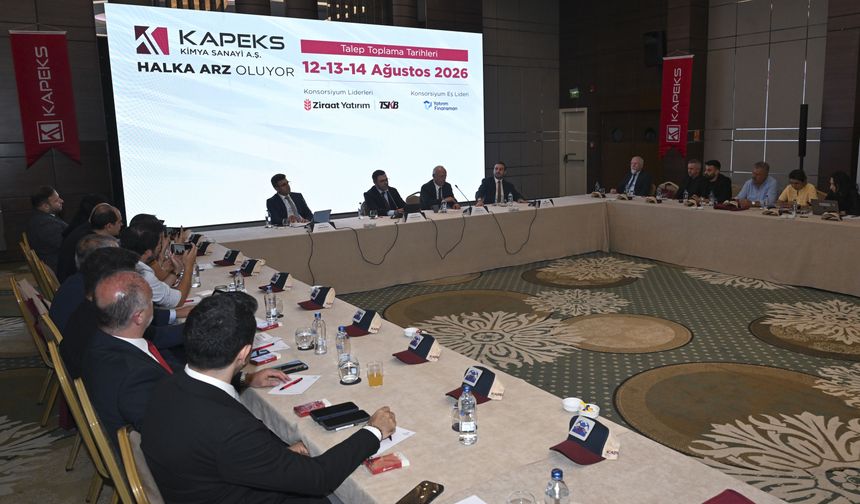 KAPEKS Kimya halka arz için 12 Ağustos'ta talep toplamaya başlayacak