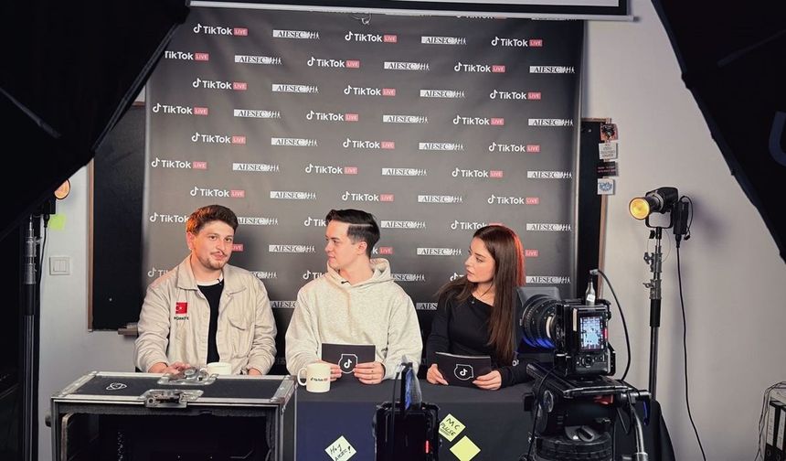 TikTok LIVE ve AIESEC Türkiye'nin 'Uni Talks' yayını yaklaşık 4 milyon görüntülenmeye ulaştı