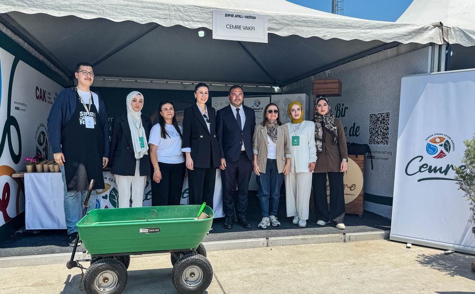 Cemre Vakfı, Sıfır Atık Festivali'nde çocuklar ve gençlerle buluştu