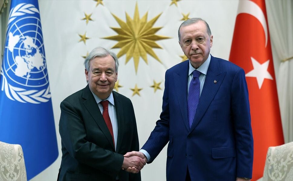 Cumhurbaşkanı Erdoğan, BM Genel Sekreteri Guterres ile telefonda görüştü