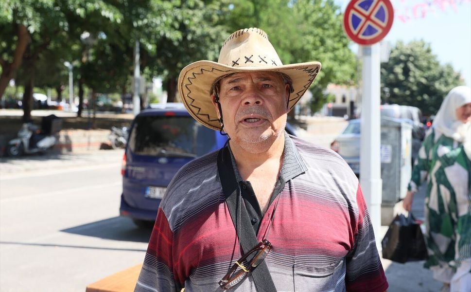Edirne'de sıcak hava etkili oluyor
