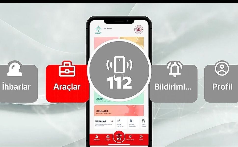'HAYAT 112 Acil' uygulamasının indirilme sayısı yarım milyonu aştı