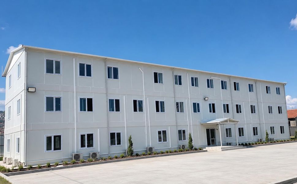 Karmod 3 ilde toplu konut projelerine prefabrik şantiye yapıları kurdu