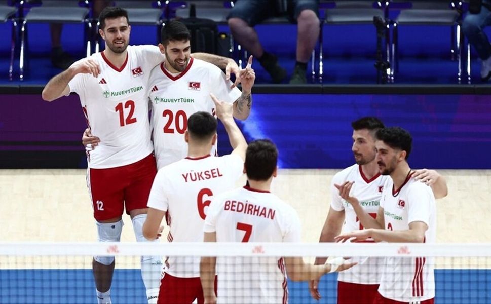 A Milli Erkek Voleybol Takımı'nın VNL çeyrek finalde rakibi Slovenya