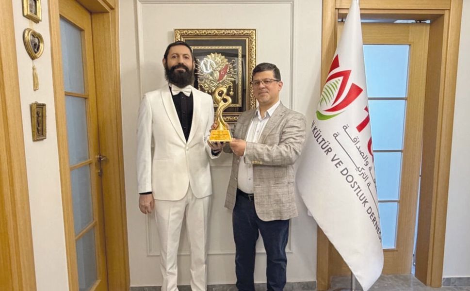 Akif Manaf “Lübnan-Türkiye Dostluk ve Barış Ödülü” ile onurlandırıldı