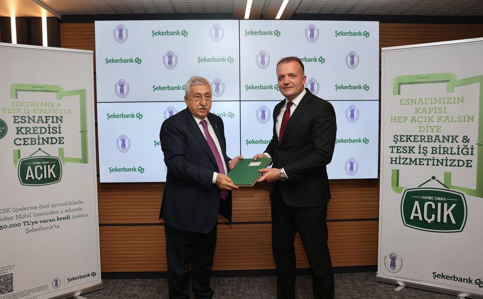 Şekerbank, TESK işbirliğiyle esnafa finansman desteği sağlamaya devam ediyor