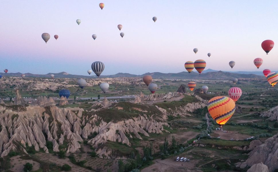 Yılın ilk yarısında 13 bin balon uçuşuyla 308 bin yolcu seyahat etti