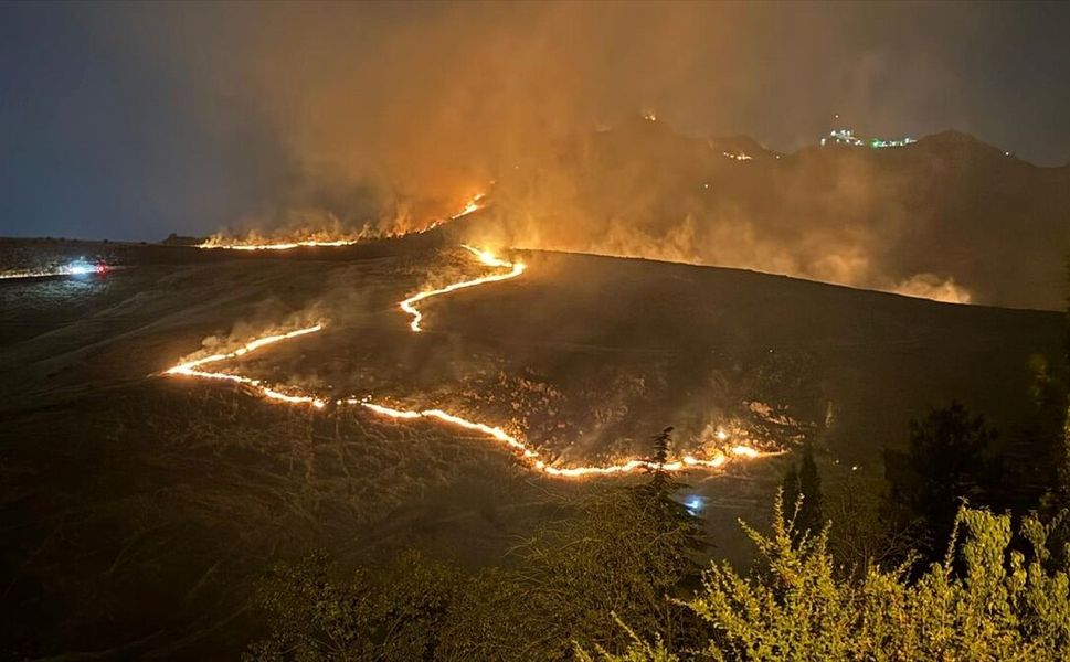 Başkentte bir günde 140 yangın çıktı