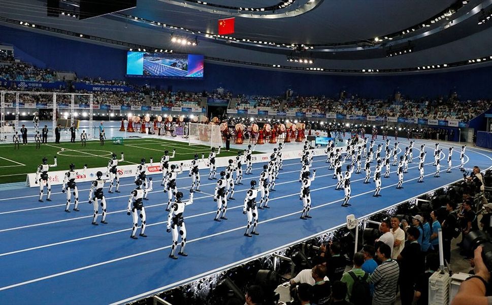 Çin'de Dünya İnsansı Robot Oyunları'nın açılış töreni yapıldı