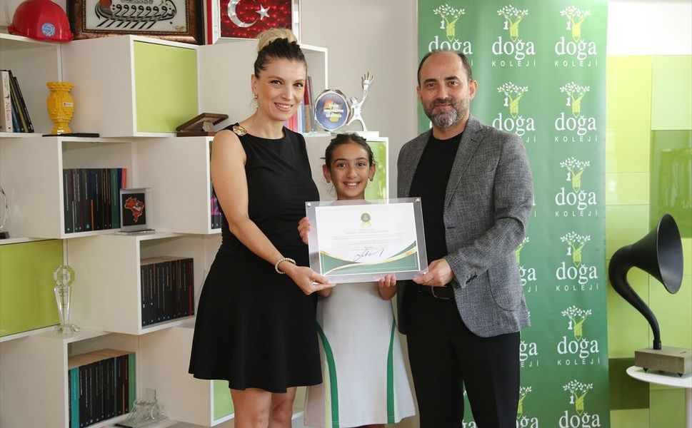 Doğa Koleji öğrencisi, TEKNOFEST ödülünü Gazze'deki çocuklara bağışlayacak
